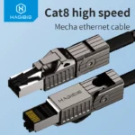 Cáp mạng tốc độ cao Hagibis Cat8 Ethernet Cable Super Speed RJ45 Network Cable 40Gbps Patch Cord S/FTP Cat 8 lan with Alloy Connector for Router PC