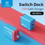 Củ sạc tích hợp cổng HDMI Hagibis Switch Dock for Nintendo Switch GaN fast charger  Portable TV Docking Station 4K HDMI-compatible for Laptops iPad Phone