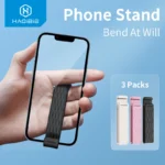 Đế giữ điện thoại - Tablet Hagibis Phone Grip Strap Stand Cell Phone Wristband Finger Holder Portable Universal Foldable Kickstand for Most Smartphones