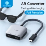 HUB chuyển và mở rộng đa năng Hagibis AR Glasses Adapter USB C to Glasses and Charging Converter USB-C Hub Charge and Play For Switch Rokid/Xreal/Thunderbird
