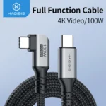 Cáp Video C to C thunderbolt Hagibis USB C to USB C Cable USB 3.2 Gen 2 Type C Cable 10Gbps 4K 60Hz Video 100W Fast Charging for iPhone 16 Macbook Pro iPad
