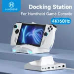 HUB chuyển và mở rộng đa năng Hagibis ROG Ally/Steam Deck/Switch/OLED Dock 6 in 1 Universal Docking Station With 4K HDMI 2.5G RJ45 100W PD RGB Light USB C Hub