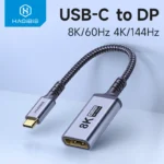 Cáp chuyển Video Hagibis USB Type C to DisplayPort Female Cable Thunderbolt 3/4 to 8K@60Hz 4K@144Hz 2K165Hz DP 1.4 for MacBook Pro Samsung XPS