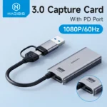 Cáp chuyển - đầu chuyển Hagibis USB 3.0 Video Capture Card With 100W PD For Meta Quest 3 iPad HDMI to USB/Type-c Gaming Live Streaming Video Recorder